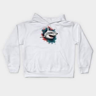 shark attack Kids Hoodie